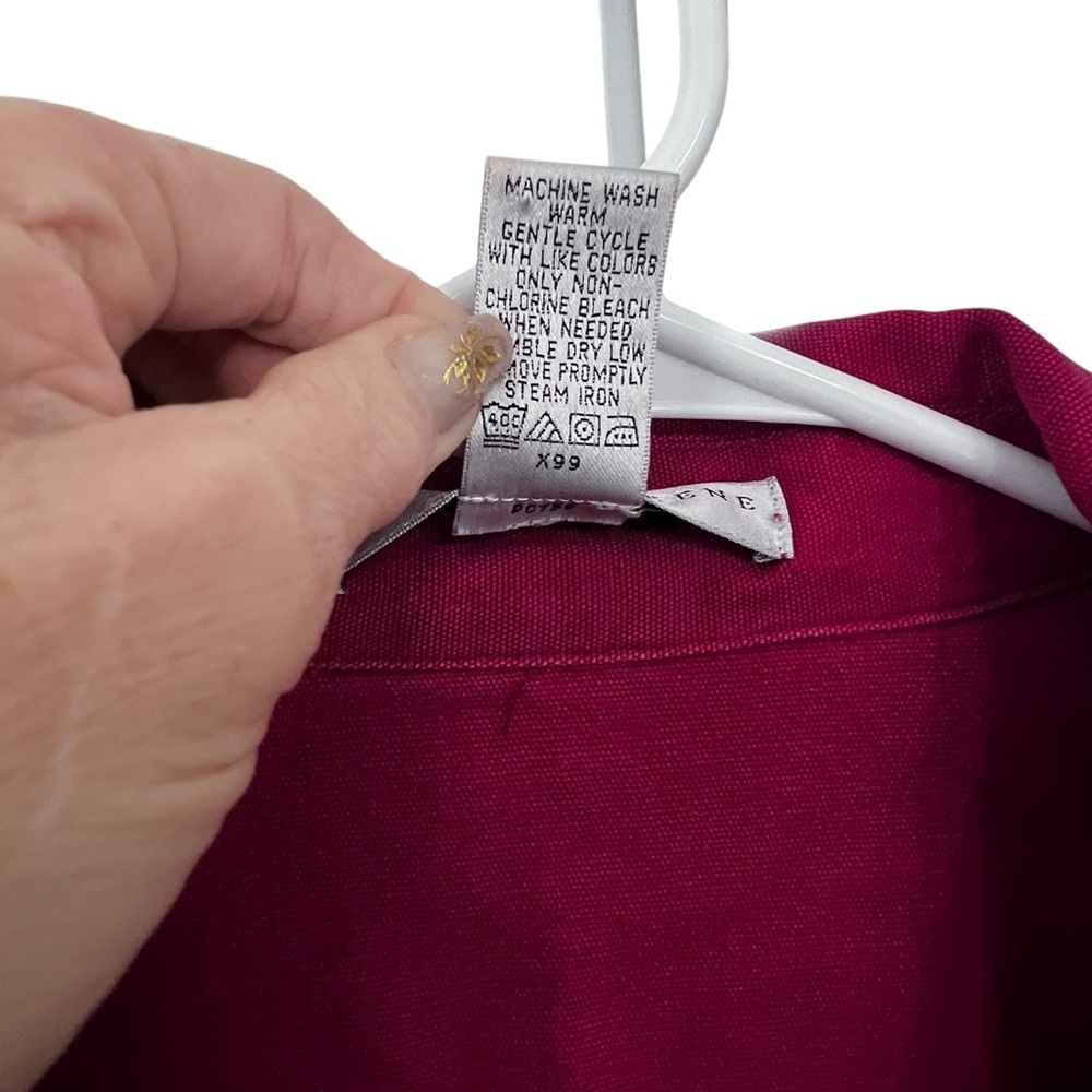 Geoffrey Beene Fuchsia Jean Jacket - Picture 3 of 4